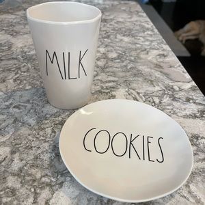 Rae Dunn Milk and Cookies